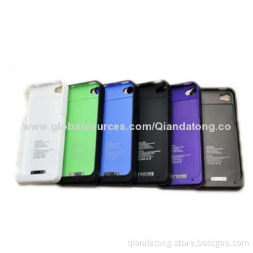 External Battery Cases for iPhone 4/4S, 1,900mAh Battery Capacity